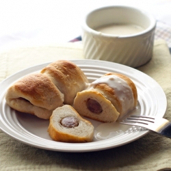 Pigs in  Biscuit with Country Gravy