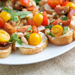 White Bean Bruschetta