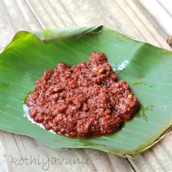 Dry Red Chili Chutney