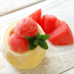 Watermelon and Lemonade Sorbet