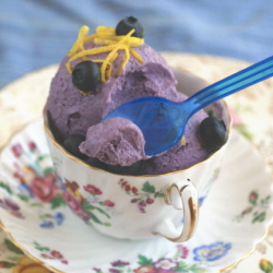 Lemon Blueberry Ice Cream