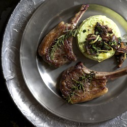 Rosemary Scented Lamb Chops