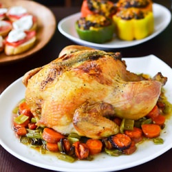 Rosemary Lemon Roast Chicken