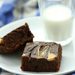 Peanut Butter Swirl Brownies