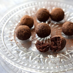 Raw Cacao Chia Truffles