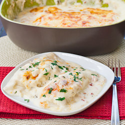 White Chicken Enchiladas