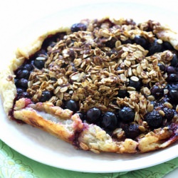 Blueberry Crumble Galette