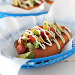 Bacon-Wrapped Sonoran Hot Dog