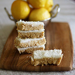 Lemon coconut bars