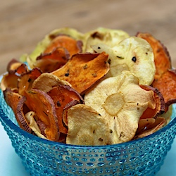 Sweet Potato and Parsnip Chips