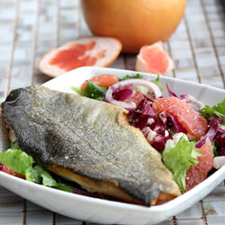 Rainbow Trout & Grapefruit Salad