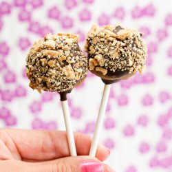 Chocolate Chip Cookie Dough Pops