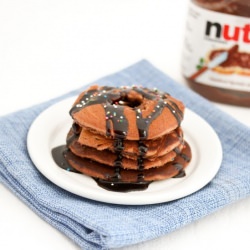 Nutella Donut Pancakes