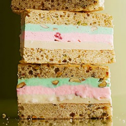 Pistachio Neapolitan Cakewiches