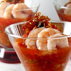 Gazpacho with Kimchi