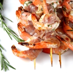 Prosciutto-Wrapped Shrimp