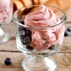 Banana Berry Frozen Yogurt