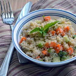 Quinoa Carrot Cucumber Salad