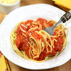 Tomato, Butter & Onion Spaghetti