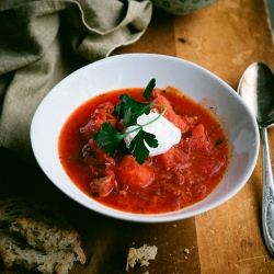 Borsch, Russian beet soup