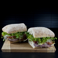 Beef & Salad Ciabatta Sandwich