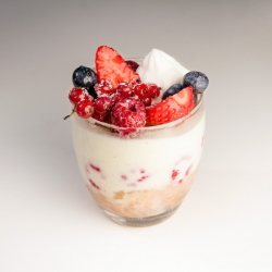 Red Fruits Charlotte in a Verrine