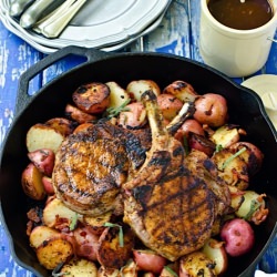 Grilled Pork with Coffee Dry Rub