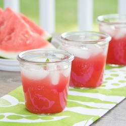 watermelon basil soda pop