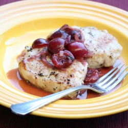 Pork with Bing Cherries