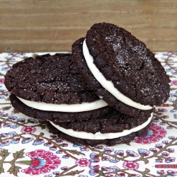 cream filled chocolate cookies