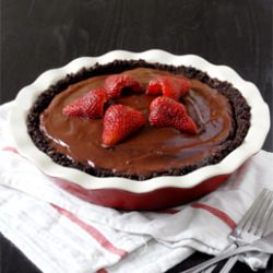 Chocolate & Strawberry Pie