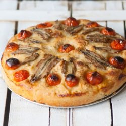 Italian Focaccia with Tomatoes