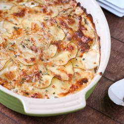 Goat Cheese Potato Gratin