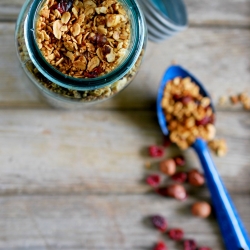 Cherry Hazelnut Granola