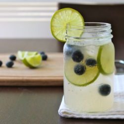 Sparkling Blueberry Limeade