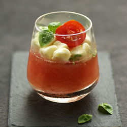 Tomatoes and Mozzarella Verrine