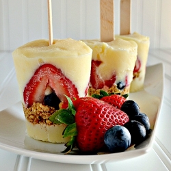 Cheesecake Popsicles