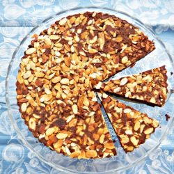 Fudge Almond Tart