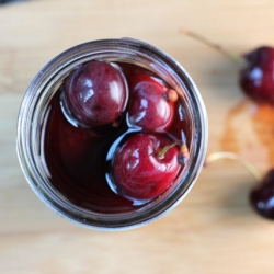 Pickled Cherries and Savory Snacks