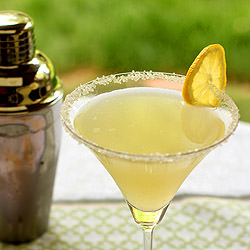 Lemon Drop and Vanilla Bean Martini