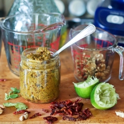 Sun Dried Tomatoes, Arugula Pesto