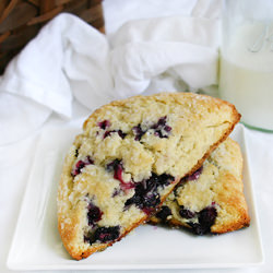 Blueberry Lemon Buttermilk Scone