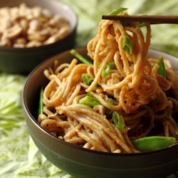 Spicy Peanut Soba Noodles