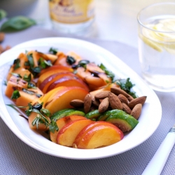 Basil-Balsamic Fruit Salad