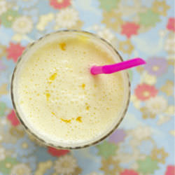 Mango and Rose Lassi