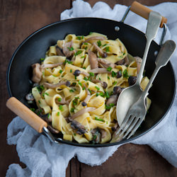 Tagliatelle with Wild Mushrooms