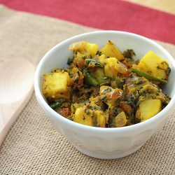 Potato Fenugreek Dry Curry