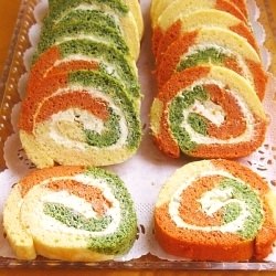 Tricolor Rolls Appetizer