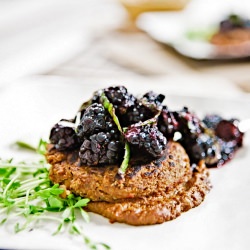 Black-Eyed Pea Mole Cakes