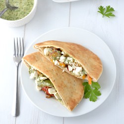 Grilled Vegetable Pitas